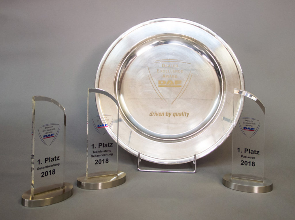 EBB DAF Dealer Excellence Award